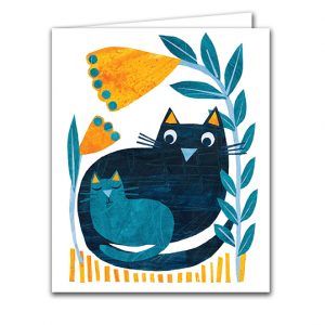 SBC42 Folk Cat and Kitten