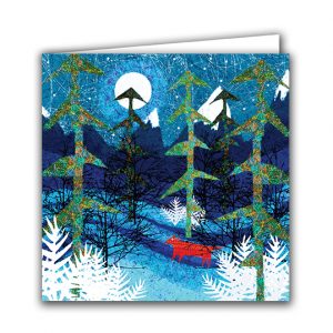 IGC119 Dotty Fox in Winter Pines