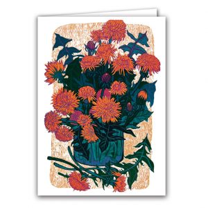 SBC312 Vase of Dandelions