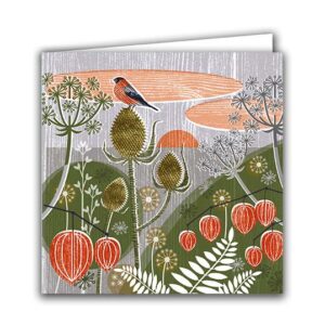 Seedheads and Bullfinch