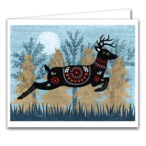 Long Leaps Lovely and Slow Christmas Card
